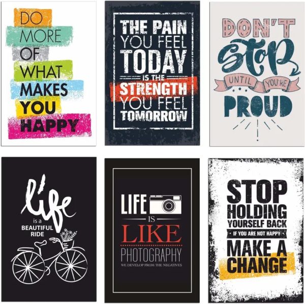 6 Piece Pvc Wall Board Combo For Wall Decoration