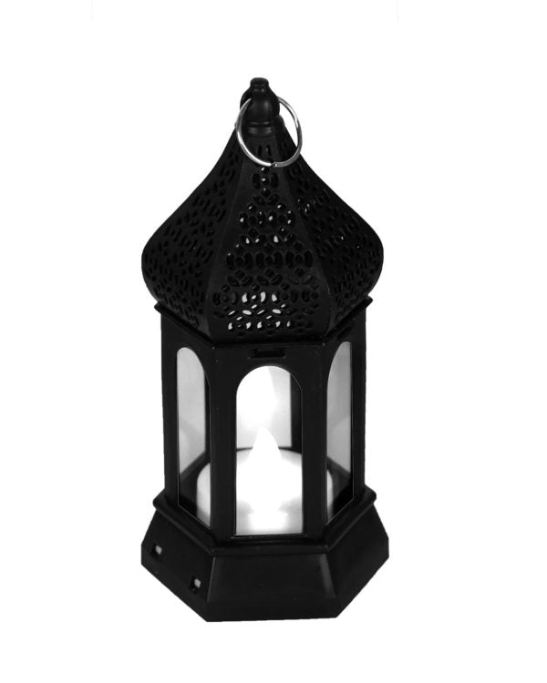 Antique Black Candle Lamp Atmosphere Decoration