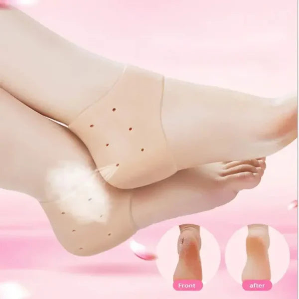 Half Heel Pain Anti-crack Silicone Set