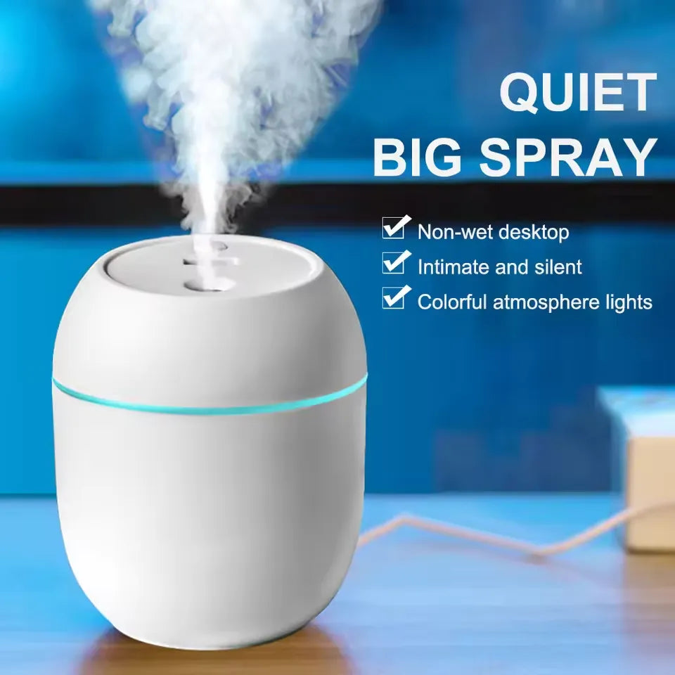 USB Mini Air Humidifier Aroma Essential Oil Diffuser For Home