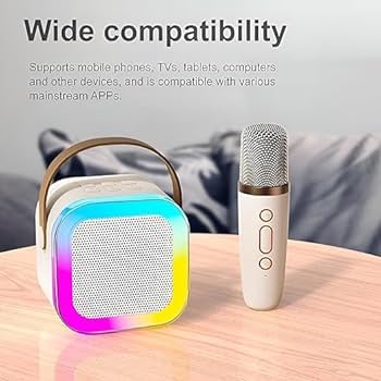 K12 Wireless Audio Microphone Bluetooth Speaker Portable Stereo Speaker