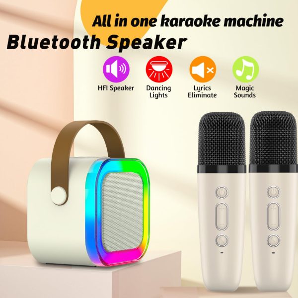 K12 Wireless Audio Microphone Bluetooth Speaker Portable Stereo Speaker