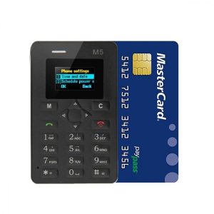 M5 Mini Mobile Credit Card Size(random Color )