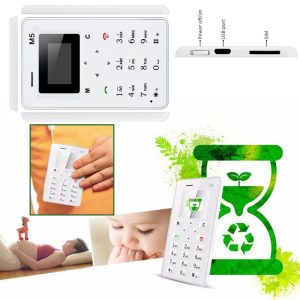 M5 Mini Mobile Credit Card Size(random Color )