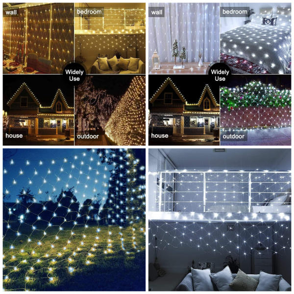 Net Outdoor Mesh Fairy Light For Decoration Waterproof 1.5×1.5 Meter Direct Electric ₨516