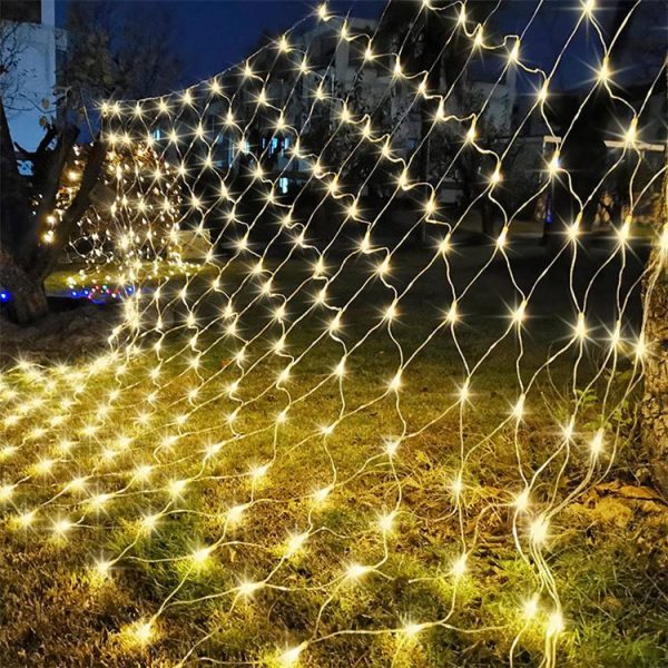 Net Outdoor Mesh Fairy Light For Decoration Waterproof 1.5×1.5 Meter Direct Electric ₨516