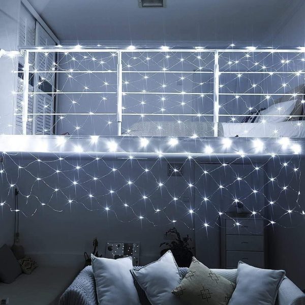 Net Outdoor Mesh Fairy Light For Decoration Waterproof 1.5×1.5 Meter Direct Electric ₨516