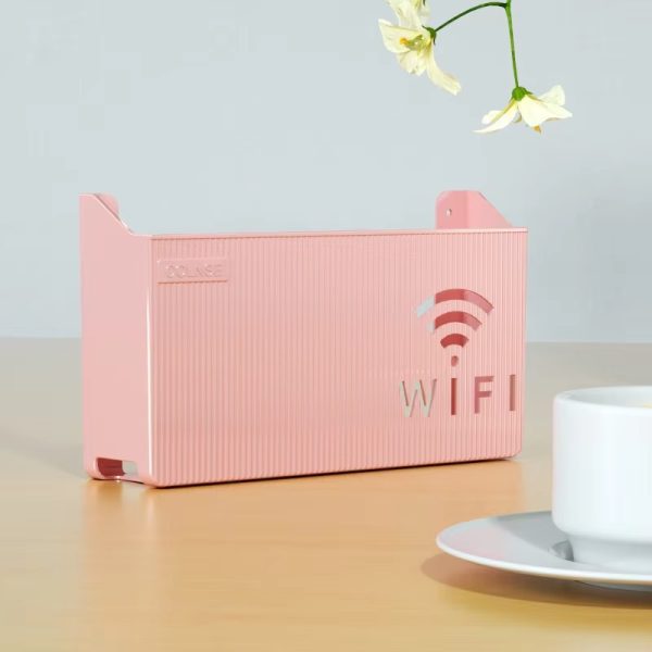 Wifi Router Shelf & Cable Organizer
