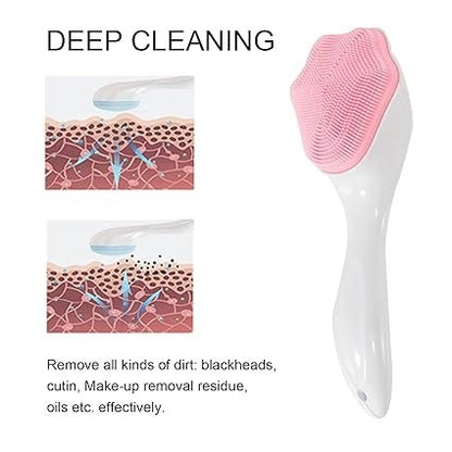1 Pcs Silicone Face Scrubber Exfoliating Brush