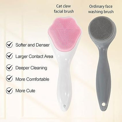 1 Pcs Silicone Face Scrubber Exfoliating Brush