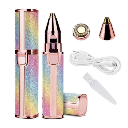 2 In 1 Electric Eyebrow Trimmer And Shaver, Flawless Hair Remover