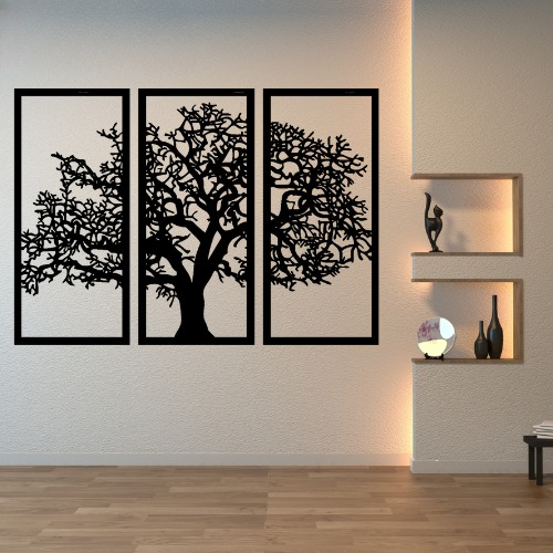 3d Tree Wall Art | Wooden Tree Wall Art |