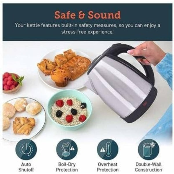 Automatic Electric Kettle 2.0l – Stainless Steel Hot Water Boiler With Auto Shut-off, Led Display & Temperature Control