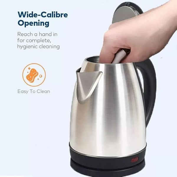 Automatic Electric Kettle 2.0l – Stainless Steel Hot Water Boiler With Auto Shut-off, Led Display & Temperature Control