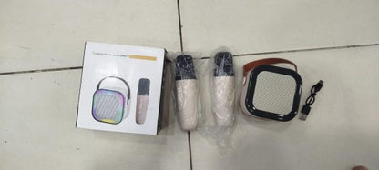 K12 Wireless Audio Microphone Bluetooth Speaker Portable Stereo Speaker