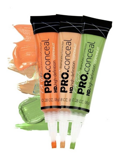 La_girl Hd Pro Concealer Pack Of 3