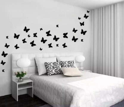 3d Wooden Butterfly Wooden Wall Decoration Items For Home(pack Of 30)
