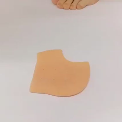Half Heel Pain Anti-crack Silicone Set