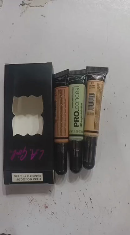 La_girl Hd Pro Concealer Pack Of 3