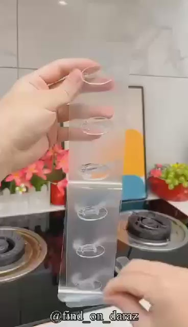 Double Row Adhesive Hook | Transparent Sticky Hook