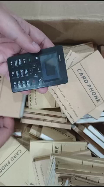 M5 Mini Mobile Credit Card Size(random Color )