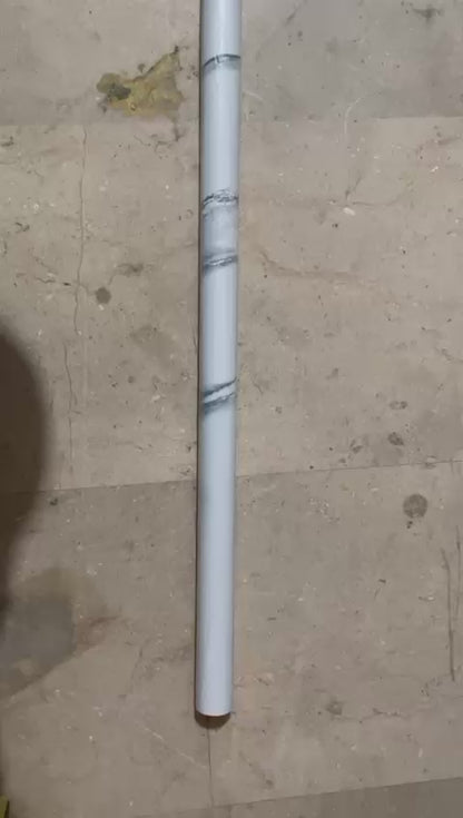 Self Adhesive White Marble Sheet Sticker For Kitchen, Cupboard, Wall