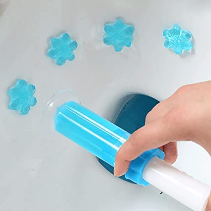 Toilet Cleaning Stamp Gel Toilet Injection Gel Flower Bathroom Cleaner