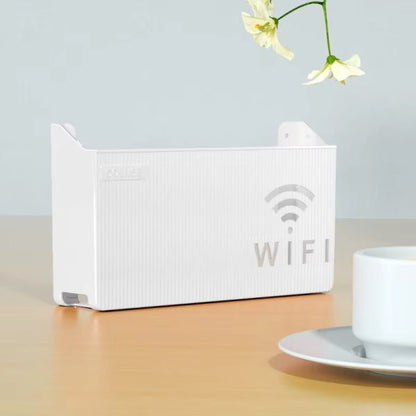 Wifi Router Shelf & Cable Organizer